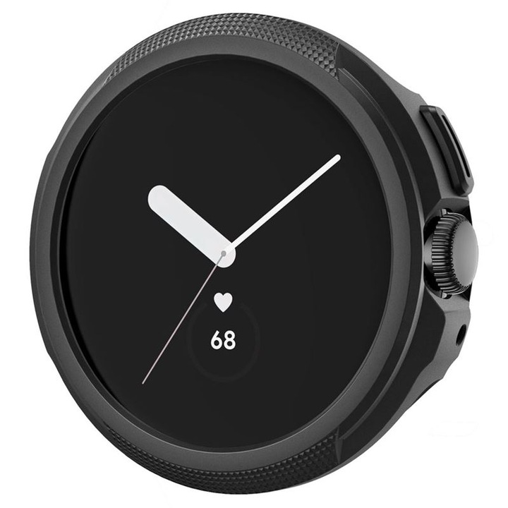 Spigen Liquid Air tok kompatibilis a Google Pixel Watch 1/2 mattfeketével