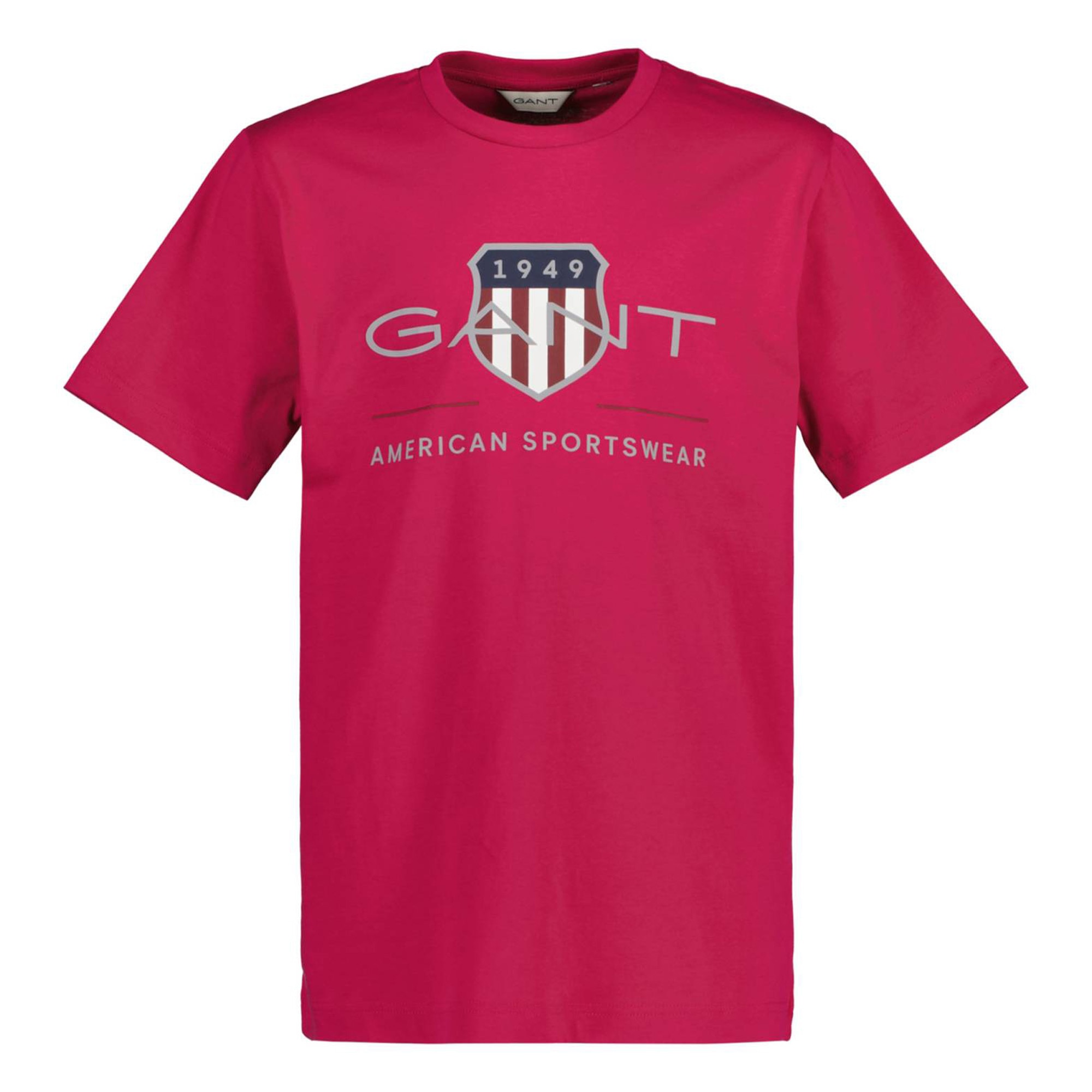Gant, Tricou de bumbac cu logo Archive Shield, Roz zmeuriu, 122-128 CM