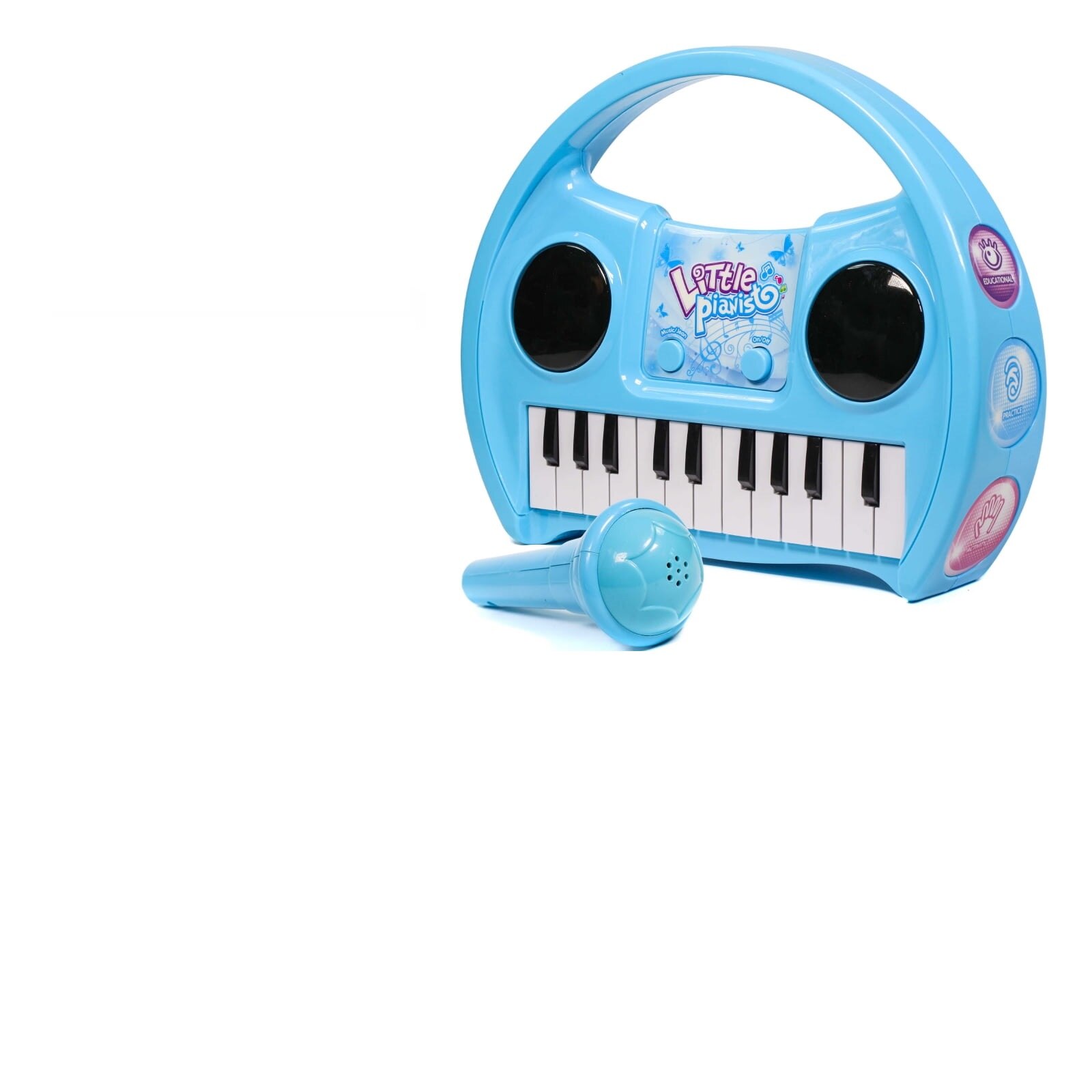 Mini Pian, Little Pianist, Cu Microfon Pentru Copii, Cu lumini, sunete ...