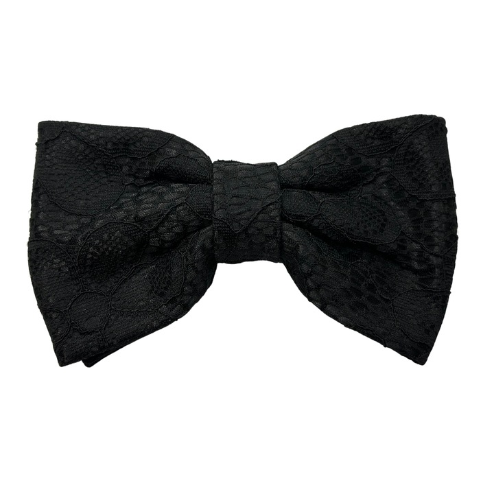 Papion Premium Negru Soft Hand Made