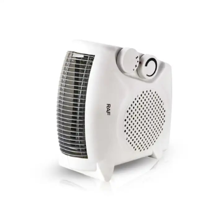 Мощна вентилаторна печка- духалка Smart Pulse R1183, 2000W, Защита от прегряване, Бяла