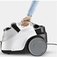 Aparat de curatat cu abur multifunctional Karcher SC 5 EasyFix Iron Plug, 2250 W, 4.2 bar, rezervor 1.5 l, kit curatare podea, accesorii curatare suprafete multiple, pudra de decalcifiere, 1.512-660.0, Alb/Negru