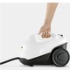 Aparat de curatat cu abur multifunctional Karcher SC 3 EasyFix, 1900 W, 3.5 bar, rezervor 1 l, kit curatare podea, accesorii curatare suprafete multiple, cartus de decalcifiere, 1.513-650.0, Alb/Negru