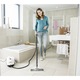 Aparat de curatat cu abur multifunctional Karcher SC 3 EasyFix, 1900 W, 3.5 bar, rezervor 1 l, kit curatare podea, accesorii curatare suprafete multiple, cartus de decalcifiere, 1.513-650.0, Alb/Negru