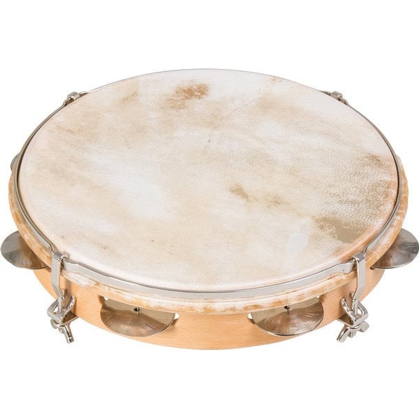 Tamburina, Studio 49, Lemn tare, Natural, 25cm - eMAG.ro
