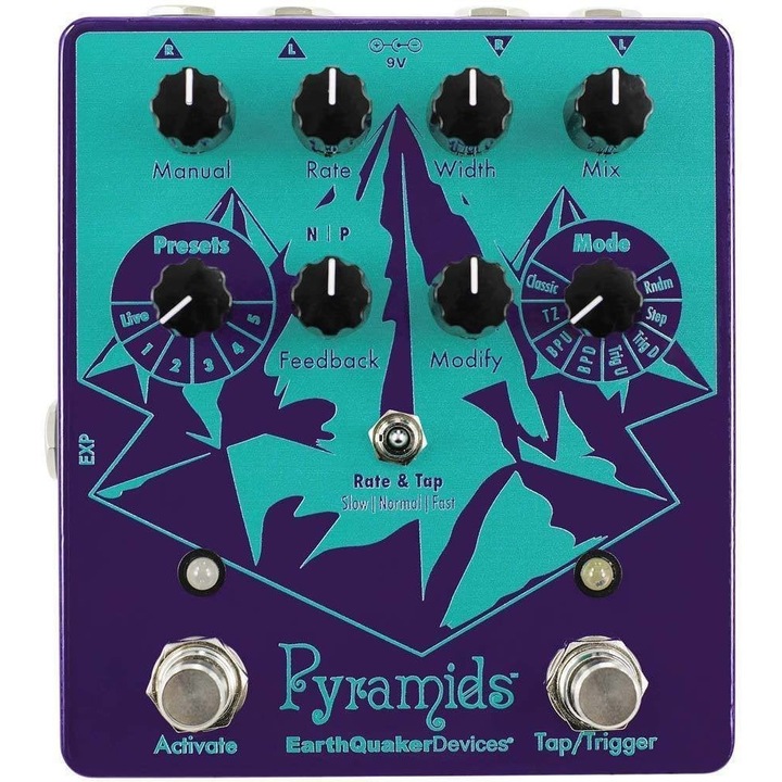 Pedál, EarthQuaker Devices Pyramids, Mozgó/Kék