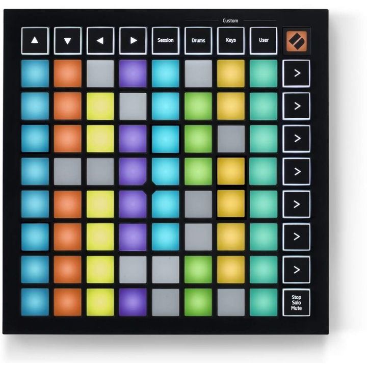 Controler MIDI NOVATION Launchpad Mini MK3, portabil, 64 RGB pad, pentru Ableton Live