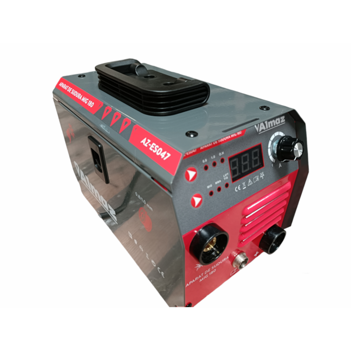 Aparat de sudura tip MIG/MMA, 180Ah, afisaj digital, 4 accesorii, electrod 2.0-3.2mm, sarma flux 0.8-1.0mm, 4.5kg