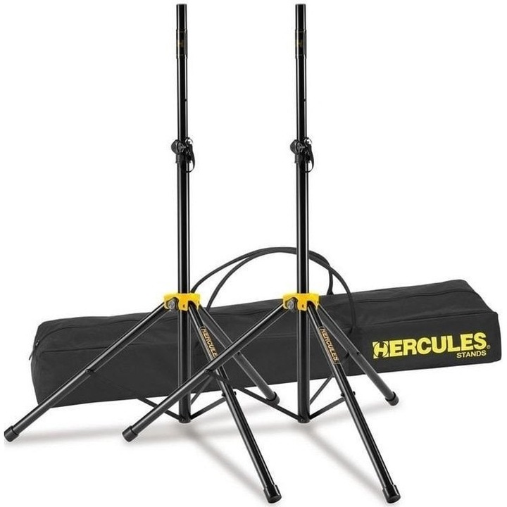 Stativ de boxa telescopic, Hercules, Negru, SS200BB