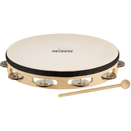 Tamburina de percutie, Nino, Alb - eMAG.ro
