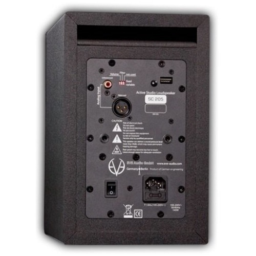 Boxa Eve Audio SC205, 17.5 x 27.5 x 23.3 cm, Negru