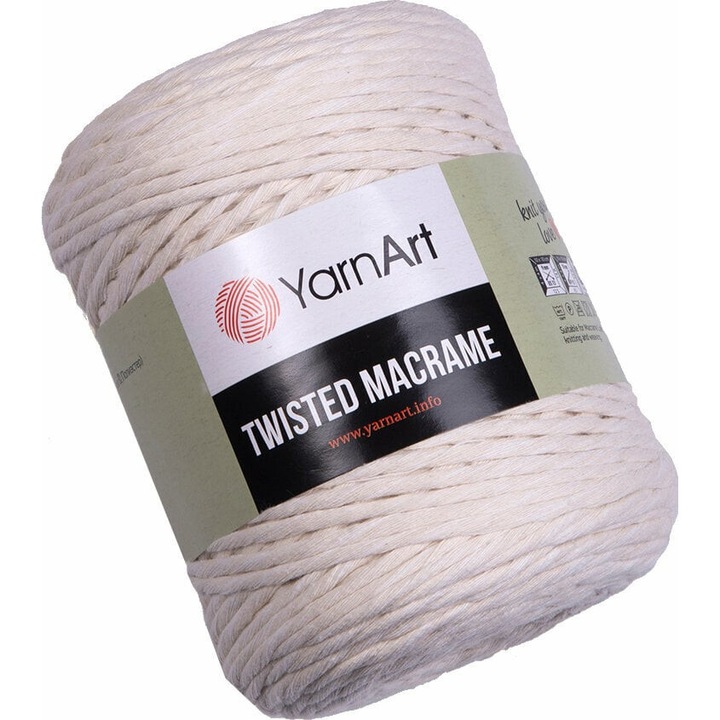 Fir textil Yarn Art Twisted Macrame, bumbac/viscoza/poliester, 210m