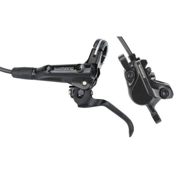 Frana cu disc dreapta, Shimano, Aluminiu/Otel, Negru