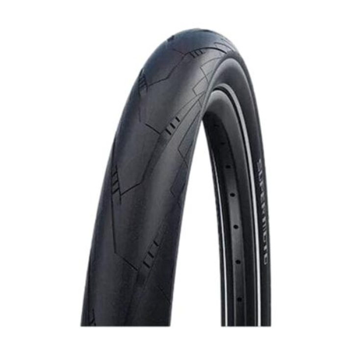 Gumiabroncs trekking kerékpárokhoz, Schwalbe, Super Moto, 27,5", 584 mm, fekete
