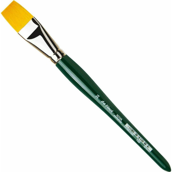 Pensula plata pentru pictura, Da Vinci, Model NOVA 122 24, Verde