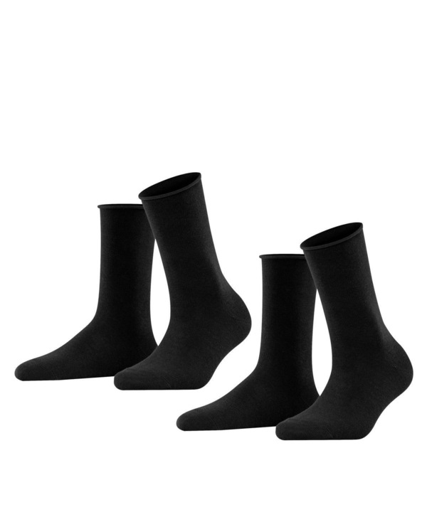 Falke, Set de sosete lungi Happy DP SO 13307 - 2 perechi, Negru