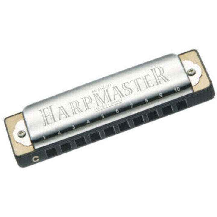 Muzicuta Suzuki Music Harpmaster 10H E, könnyen játszható dizájn, gazdag hangszínek, fehér szín, méretek 10x3x2cm