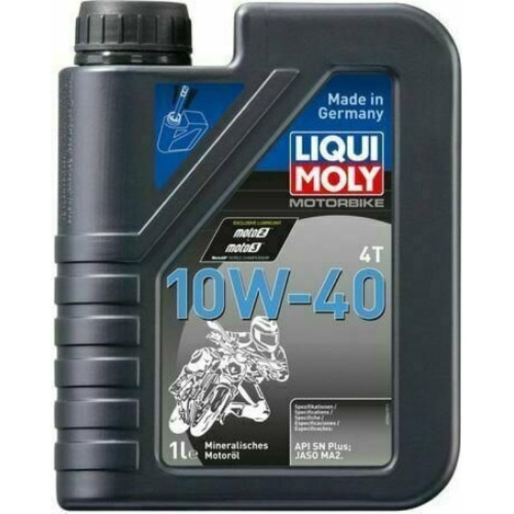 Ulei de motor Liqui Moly Motorbike 4T 10W40 API SL 1L
