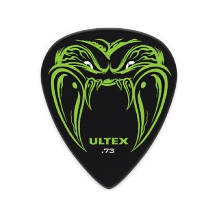 Gitár csákány, Dunlop, műanyag, fekete/zöld