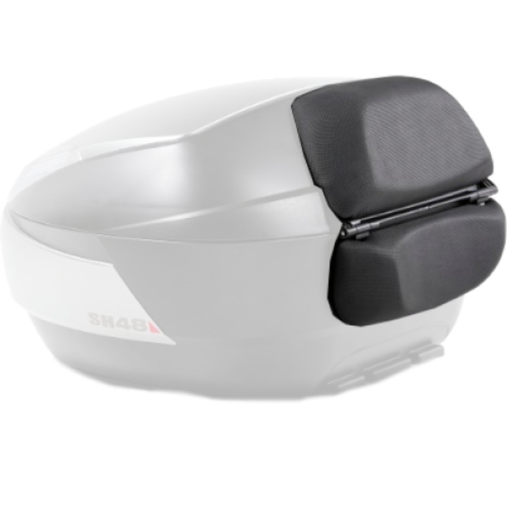 Capac protectie motor barca, Shad, Plastic, Negru/Alb