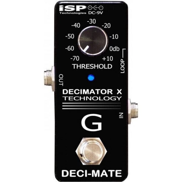 Pedál, ISP Deci-Mate-G, 3,81 x 3,3 x 9,4 cm, fekete/arany