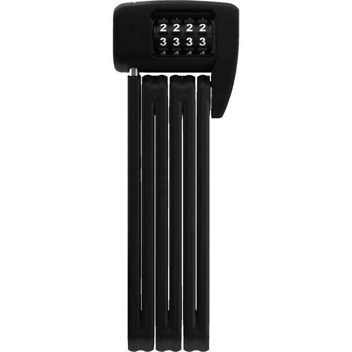 Lacat pliabil cu cifru pentru bicicleta BORDO™ Lite 6055/85, Abus, Otel / Plastic, 85 cm, Negru