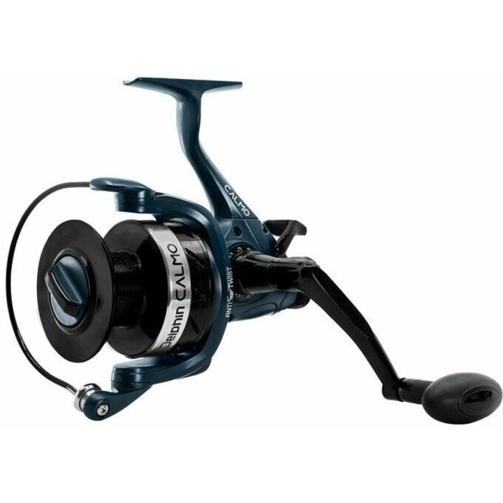Mulineta, Delphin, CALMO, Baitrunner, 3+1 rulmenti, Albastru inchis