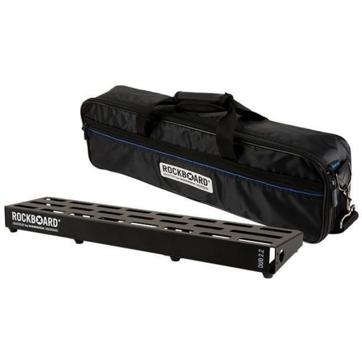 Gitárpedál és Rockboard táska, Duo 2.2, alumínium, fekete