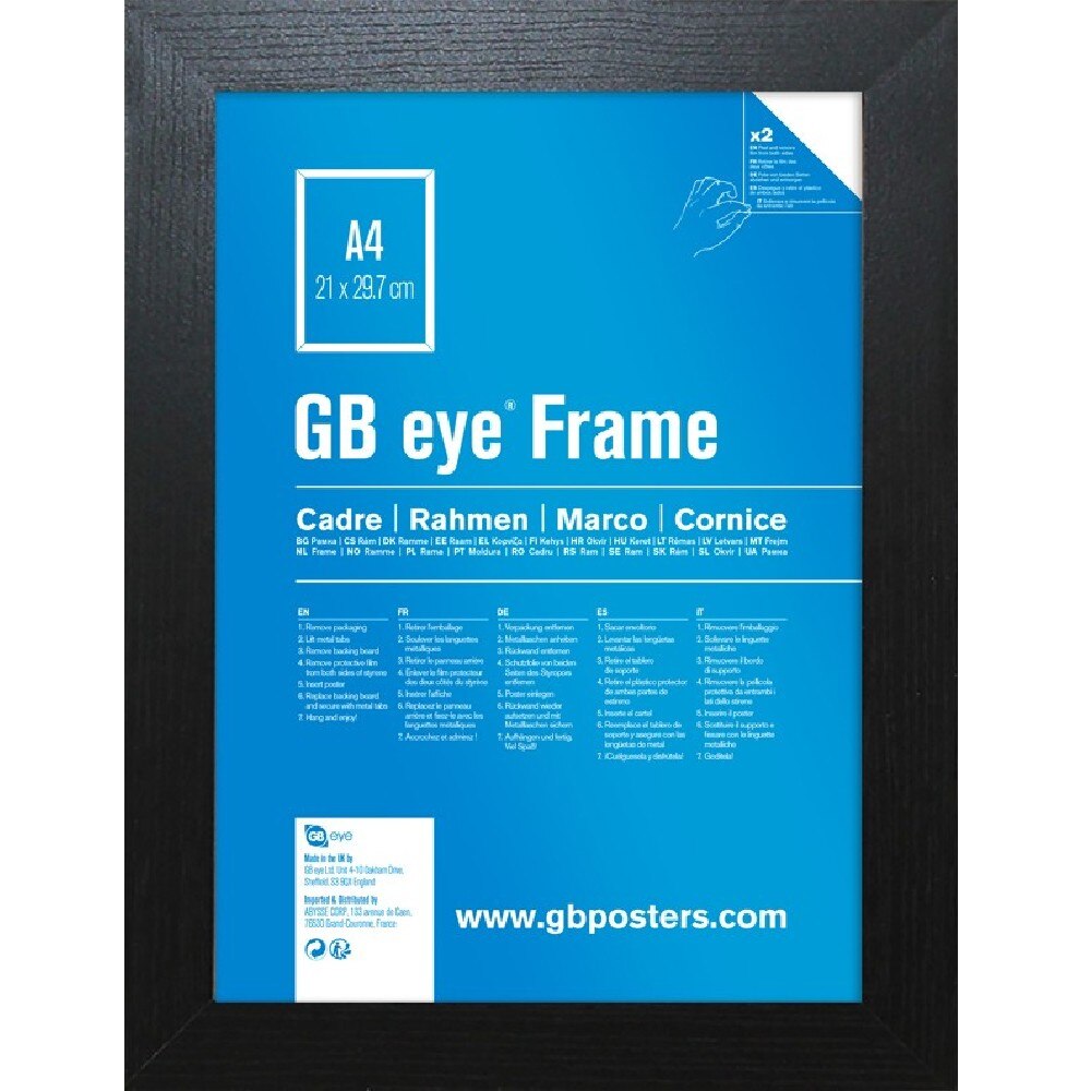 Gb eye GBEYE - White MDF frame - A1 - 59.4 x 84.1 cm 