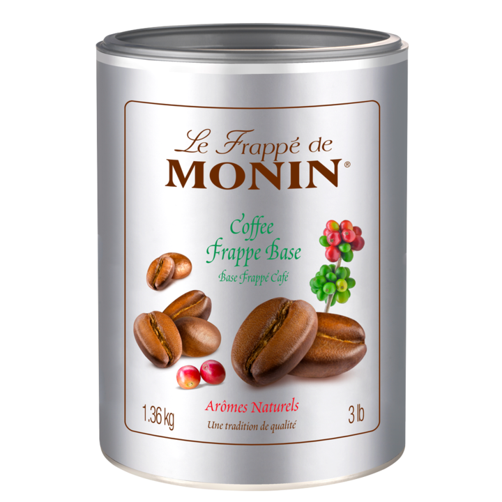 Baza (Pudra) de Cafea MONIN Frappe Smoothie, 1.36 kg, Aroma Cafea Naturala, Premium, Pentru Milkshake, Frappé Rece, Cocktail-uri si Bauturi Cremose, Calitate Barista