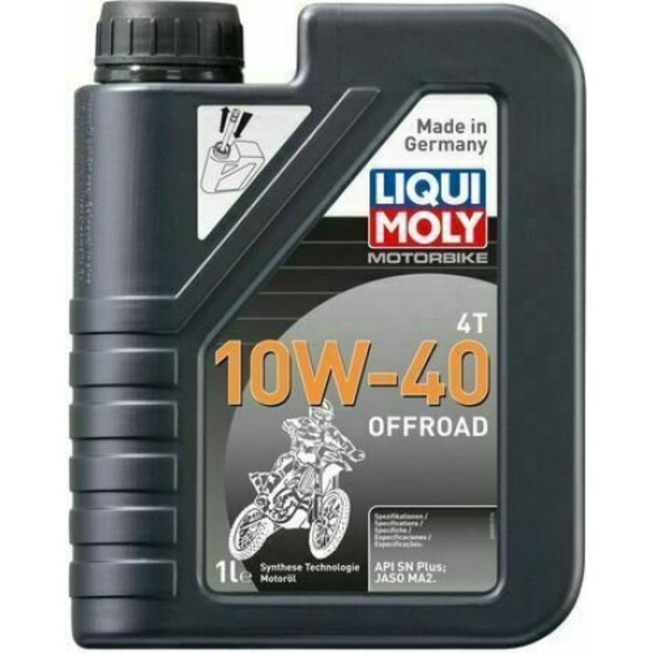 Ulei motor, Liqui Moly, 4T, 10W-40, 1L, Multicolor