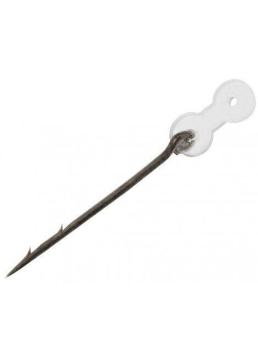 Spin momeala, Delphin, 7mm, Inel inclus, Argintiu/Alb