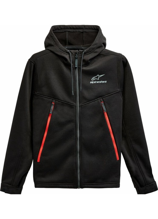 Jacheta sport barbati, Fleece, Negru, Negru, S