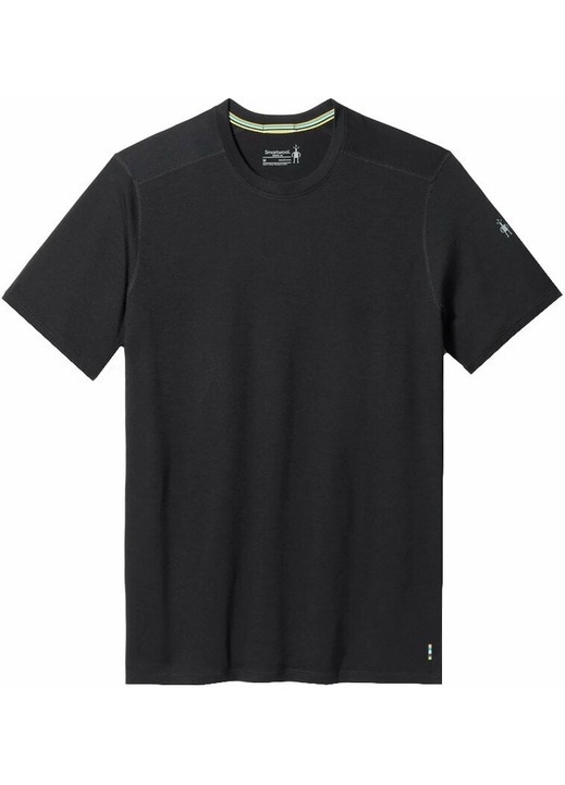 Tricou barbati, Smartwool, Lana merinos/Nailon, Negru, Negru, M