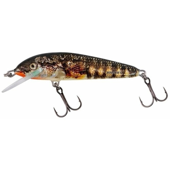 Wobbler Minnow Úszó Holografikus Stickleback, Salmo, 5cm, 3g, Többszínű