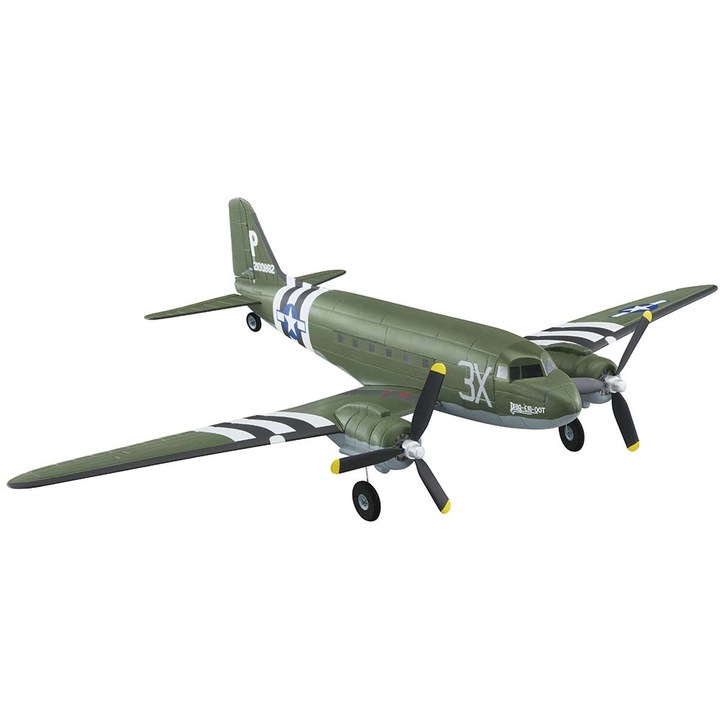 Macheta aeromodele de construit Hasegawa Nakajima L2D Type Zero Transport si C-47 Skytrain Pacific Carriers 2buc 1:200 HAS 10687