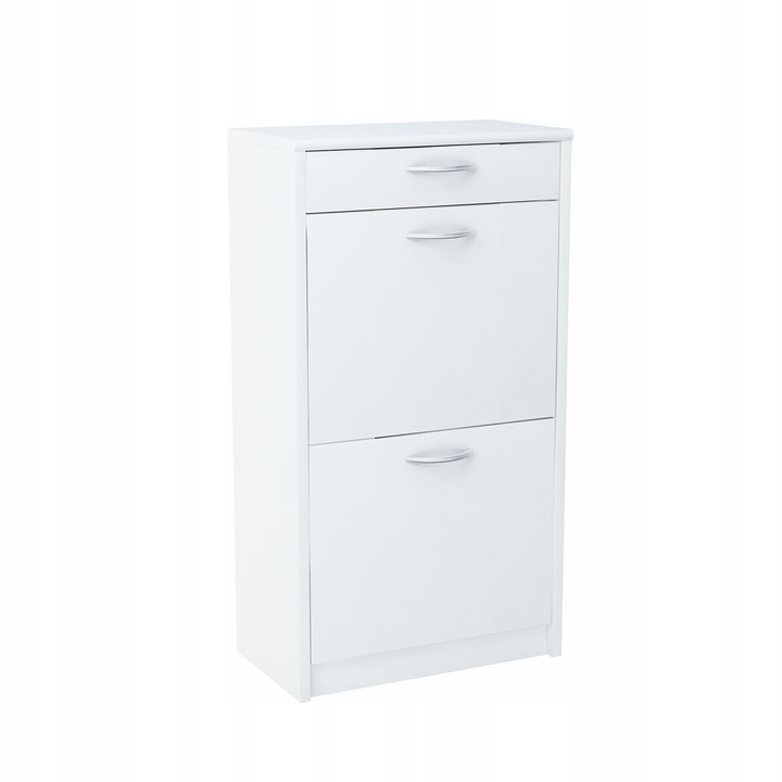 Dulap pentru pantofi, Meblando, lemn, Efect, Raft, Alb