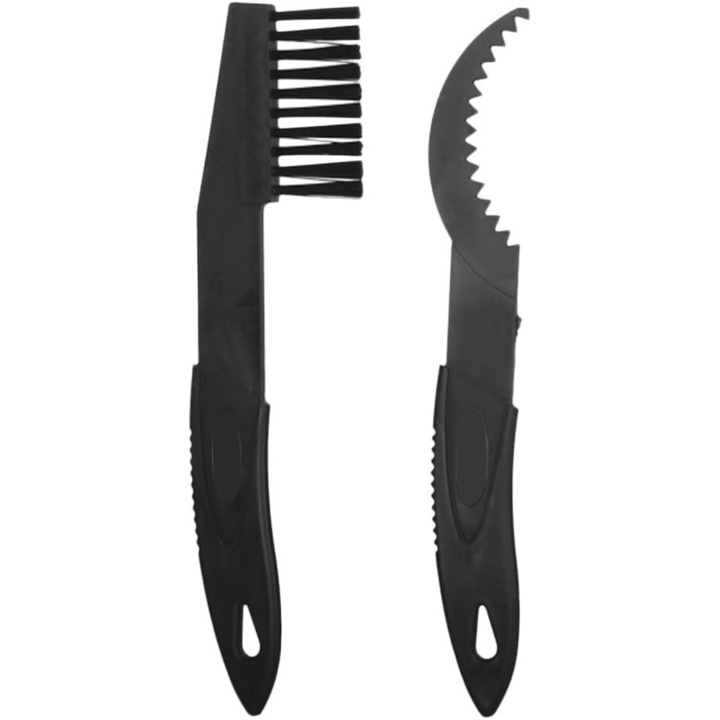 2 db kefe készlet kerékpár tisztításhoz, Jormftte, Nylon, 22,5x5,5 cm, fekete