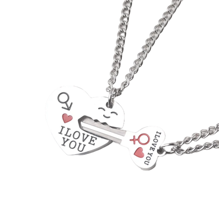 Lego heart sales necklace emag