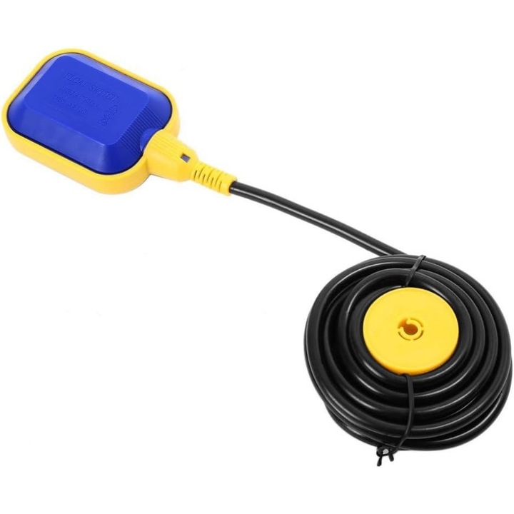 Intrerupator plutitor, QttvbTna, polipropilena, 250V, cablu 5m