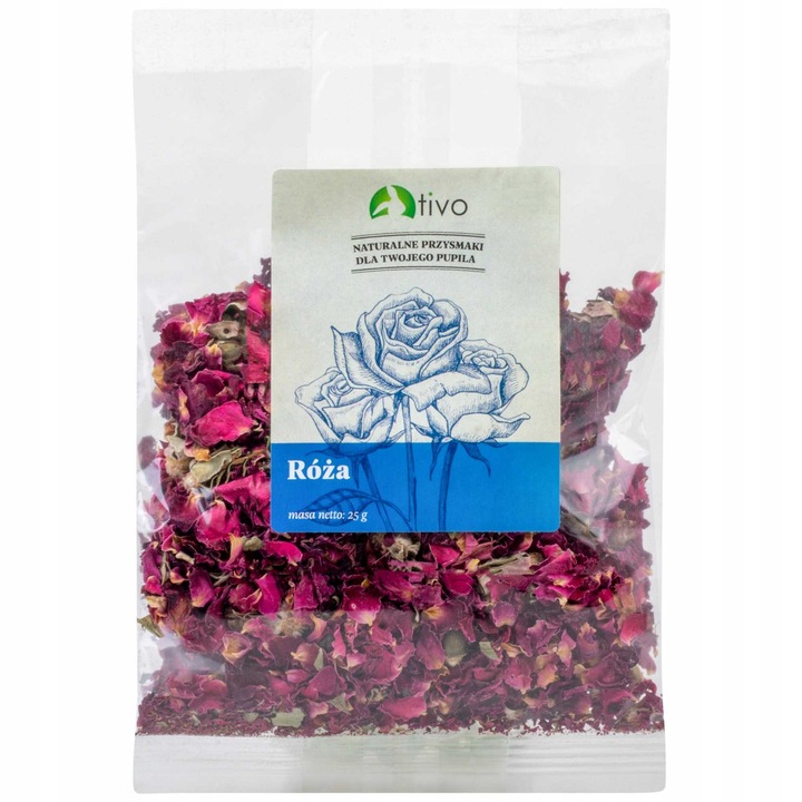 Petale de trandafir pentru rozatoare, Tivo, 25 gr