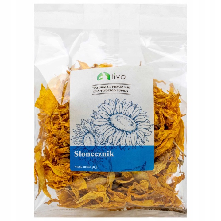 Petale de floarea soarelui pentru rozatoare, Tivo, 30 gr