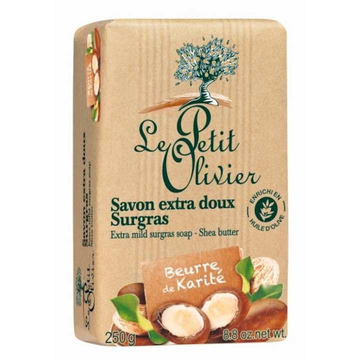 Екстра фин сапун - Shea Butter Le Petit Olivier, 250гр
