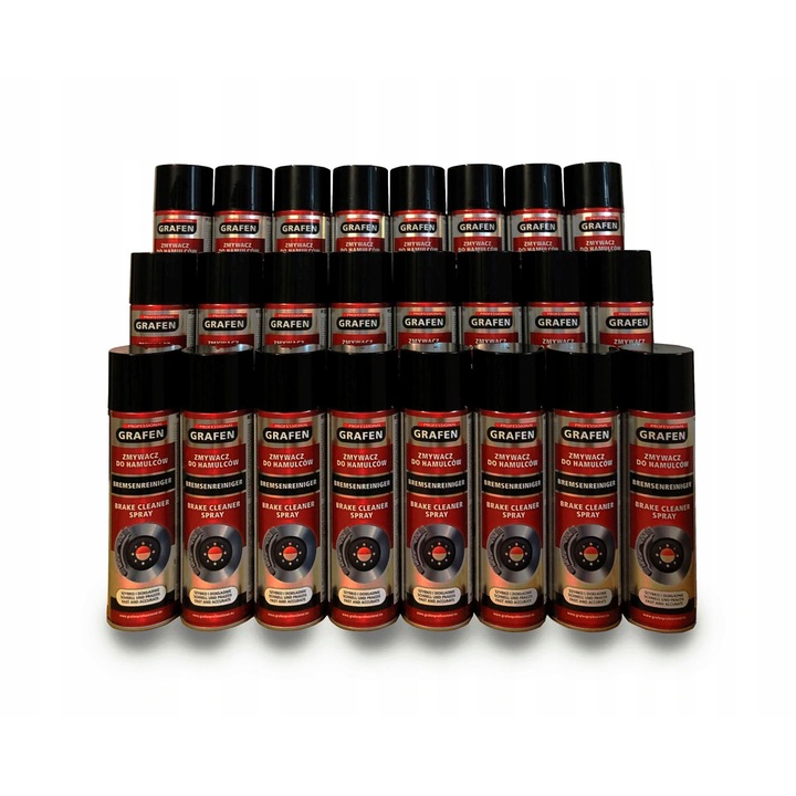 Kit 24 spray-uri de curatare pentru frane, Grafen, 500 ml