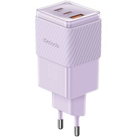 Incarcator Retea Port 2xType-C si 1xUSB-A Mcdodo Dichromatic GaN5 Minii, Fast Charging PD 67W, Mov