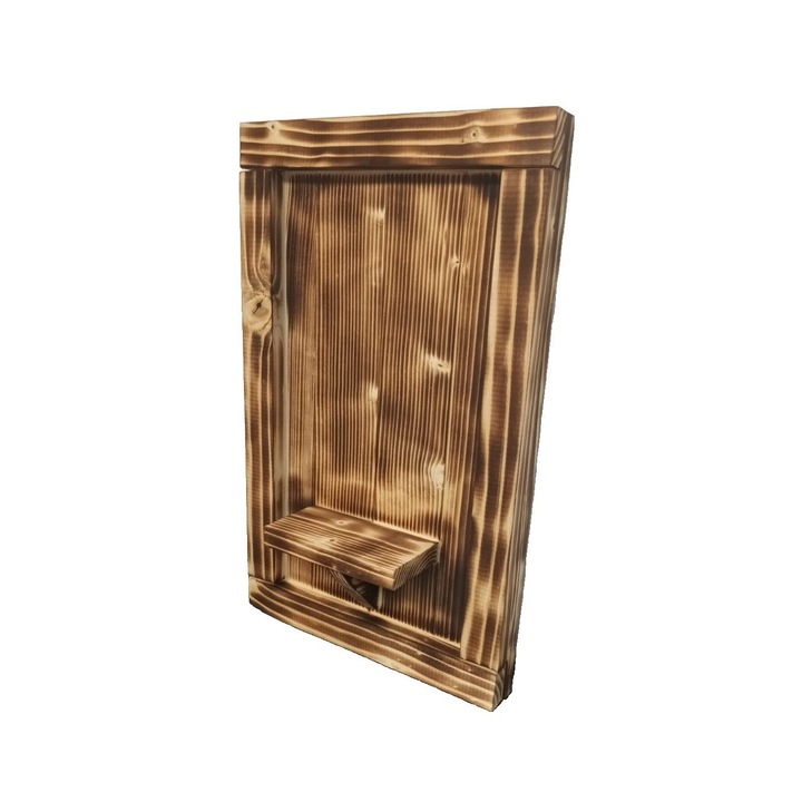 Polita perete 45x28cm lemn vintage