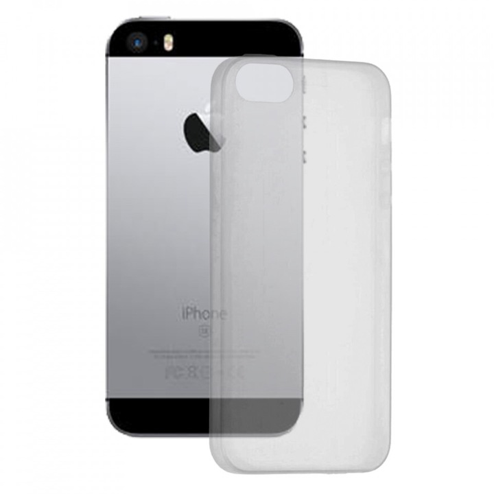 Tok iPhone 5 / 5s / SE-hez - Techsuit átlátszó szilikon - Átlátszóság