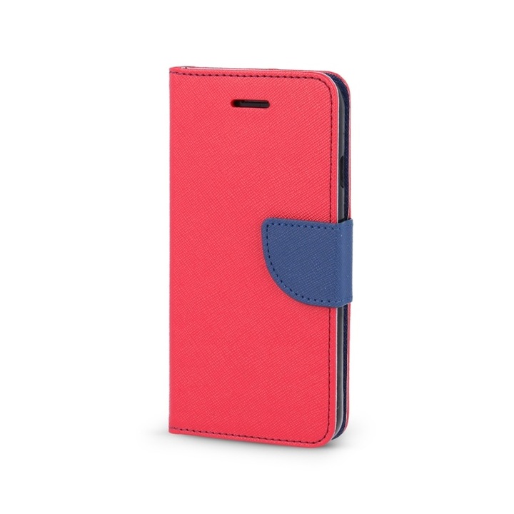Капак, съвместим с Huawei Y6 II Compact, Fancy Book, Red, Atlas