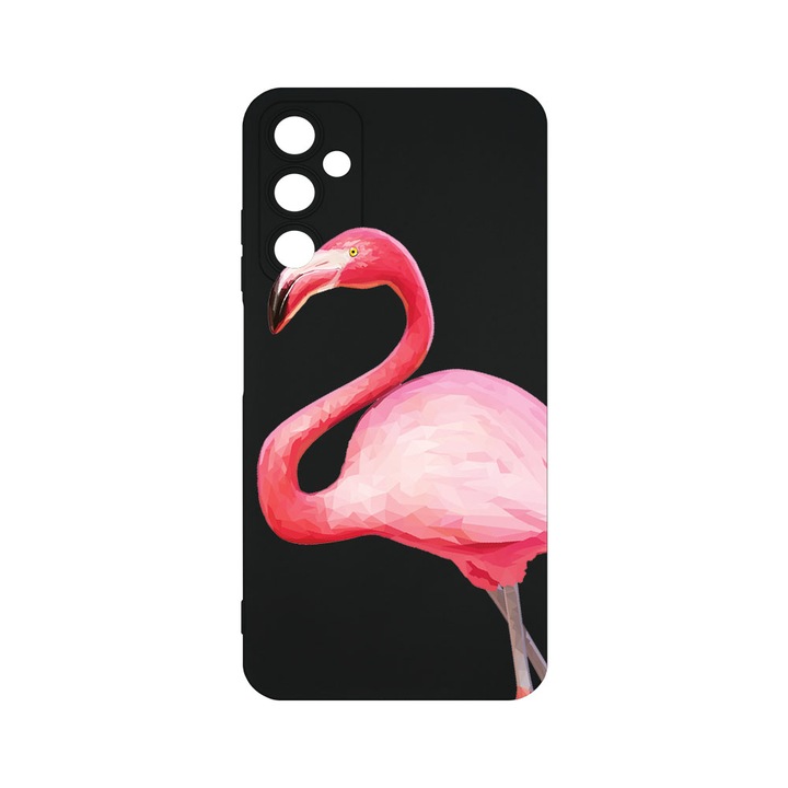 Husa BestCase® Slim SIlicon 0.8MM, Compatibila Cu Samsung Galaxy A05s, Flamingo, Protectie Camera, Rezistenta la uzura, c-B 55