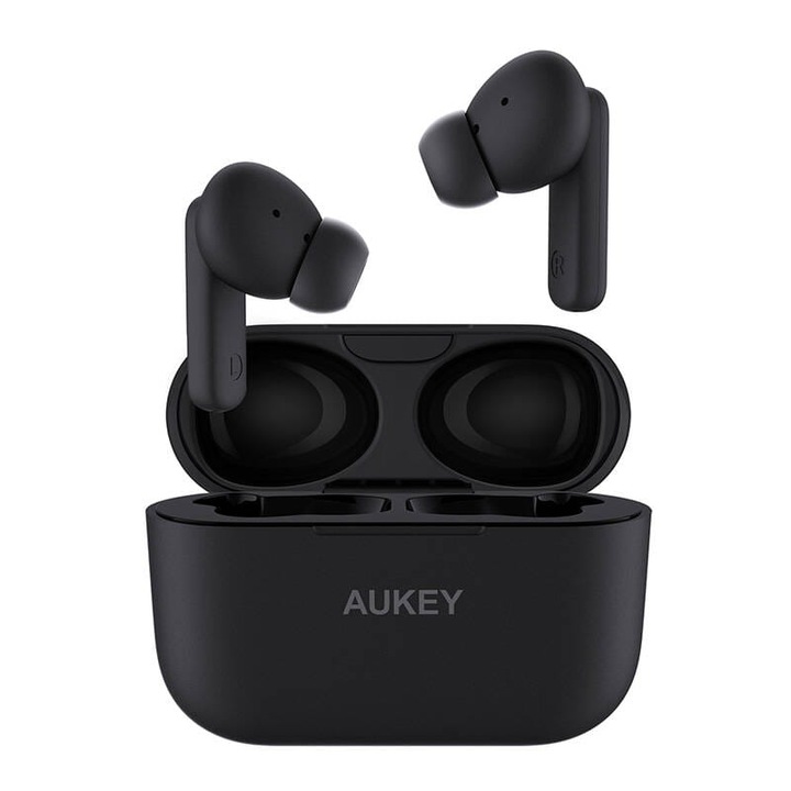 Vezeték nélküli fülhallgató, Aukey, EP-M1S, Bluetooth 5.1, TWS, fekete